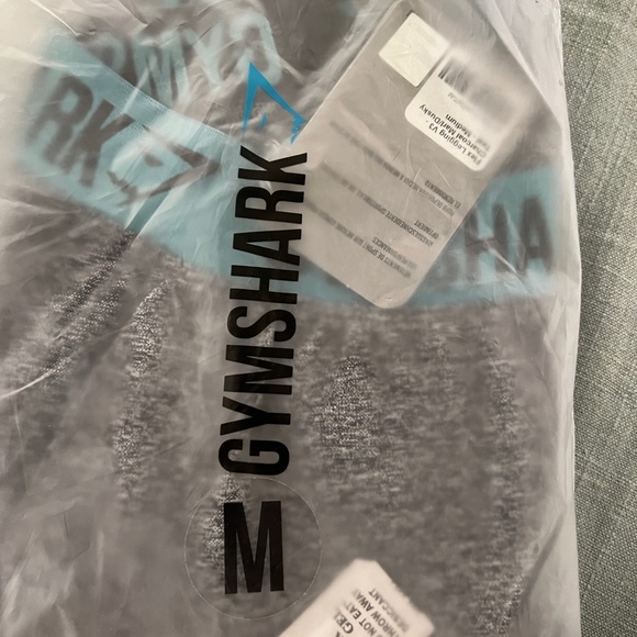 Gymshark Flex Legging V3 (medium) - Charcoal Mark/Dusky Teal - Picture 3 of 5